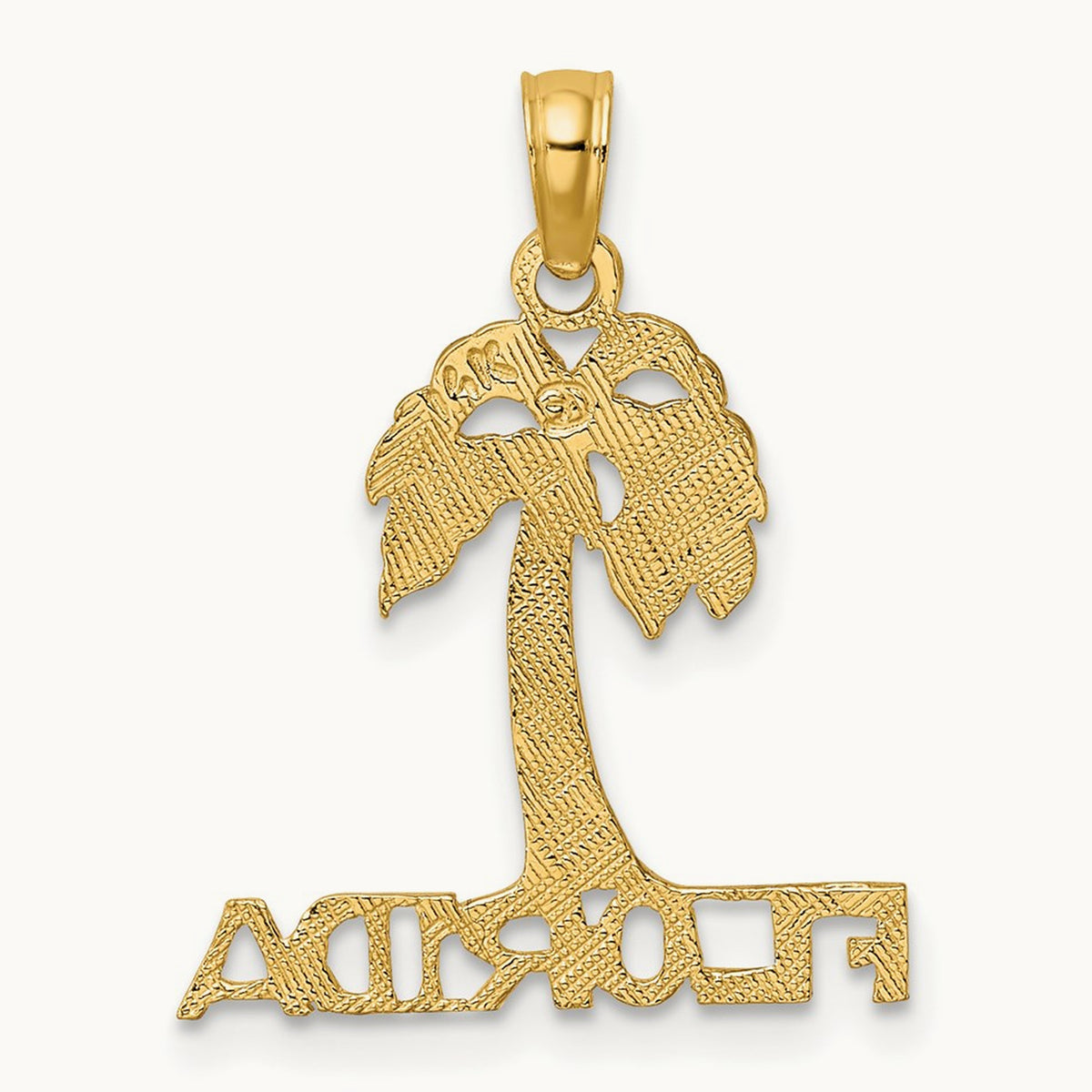 FLORIDA Palm Tree Charm, 14K