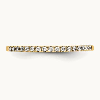 Diamond Wedding Band, 0.25 ct tw, 14K Gold — 14K Yellow Gold