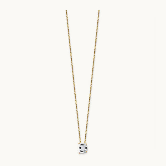 Initial Necklace, 3.00 ct tw Lab-Grown Diamond