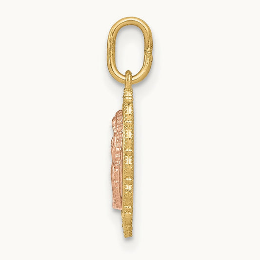 Guadalupe Pendant, 14K Two-tone