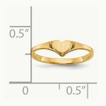 Children's Heart Ring, 14K