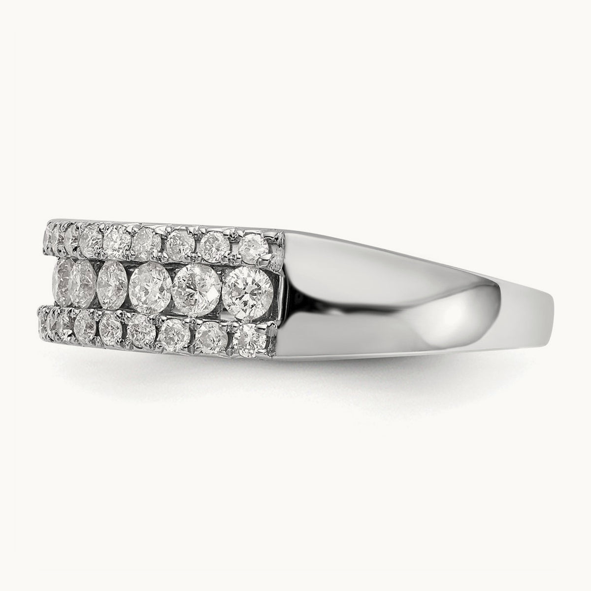 Diamond Band, 14K White Gold