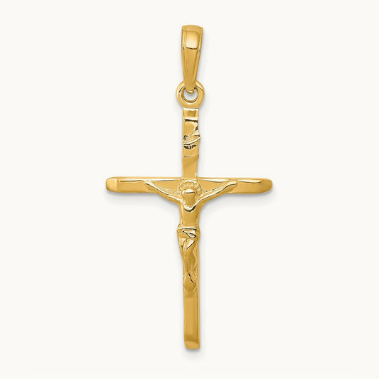 Crucifix Pendant, 14K