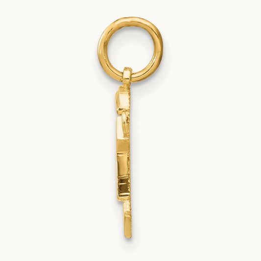 Mini Boy Joy Charm — 14K Yellow Gold
