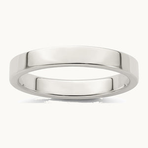 Sterling Silver 3mm Lightweight Flat Band