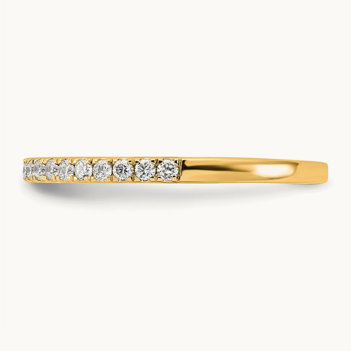 Diamond Wedding Band, 0.25 ct tw, 14K Gold — 14K Yellow Gold