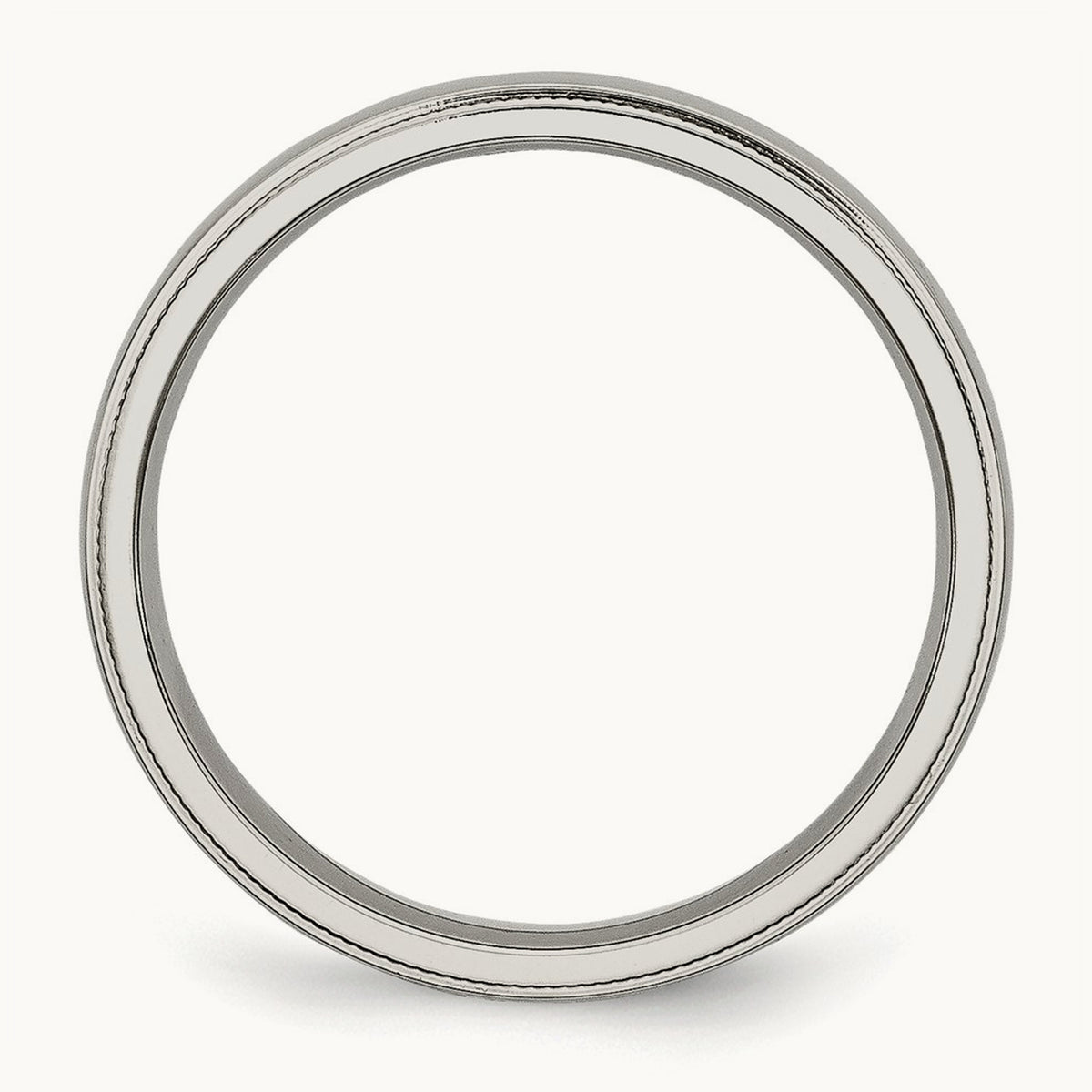Polished Grooved and Beaded Band — photo set (2)
