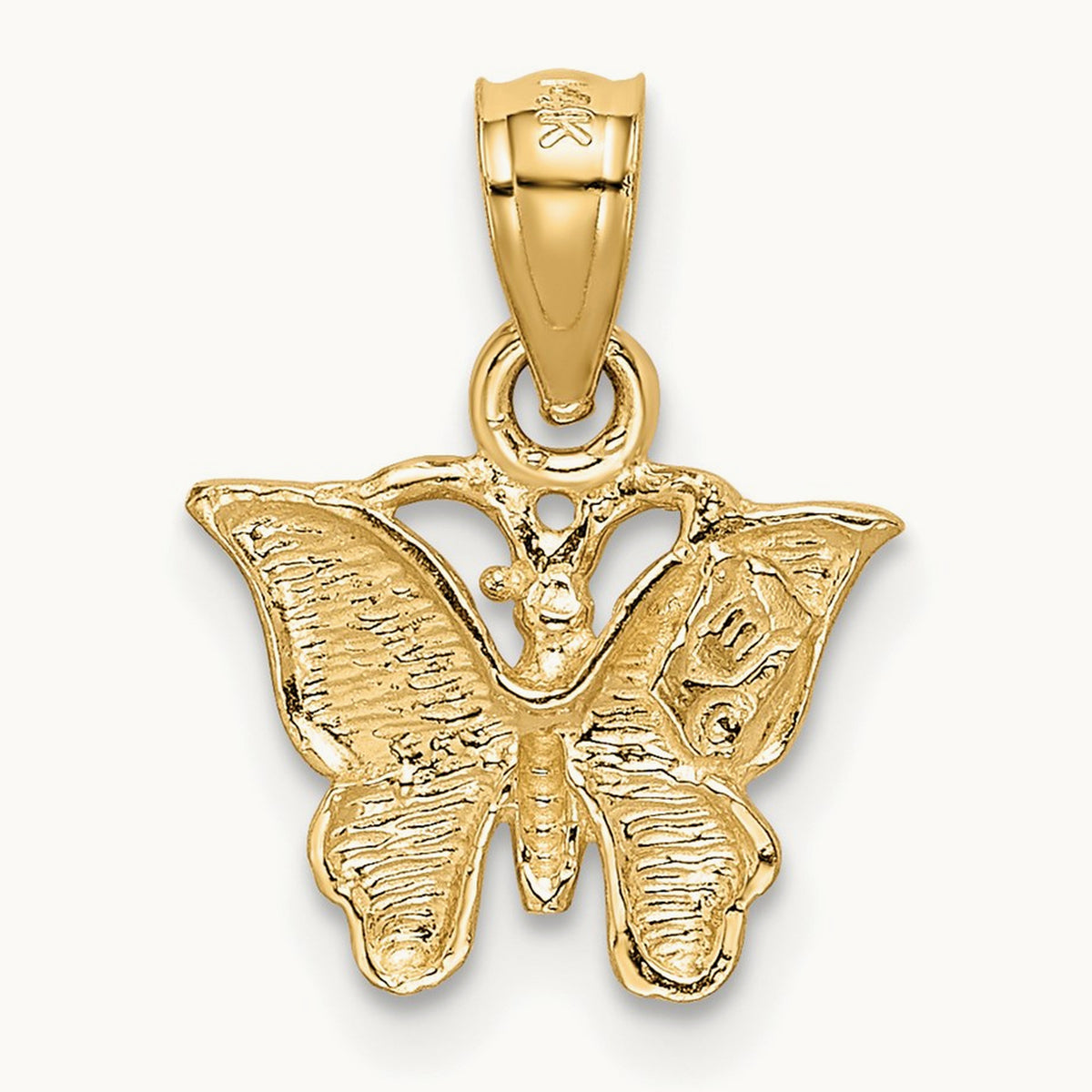 Diamond-cut Butterfly Pendant — photo set