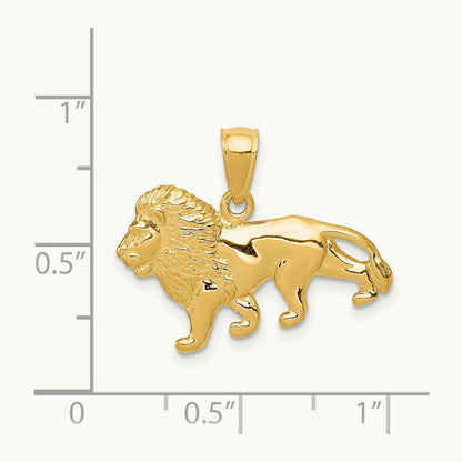 Lion Charm, 14K