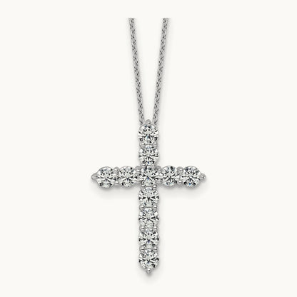 Cross Pendant Necklace, 2.00 ct tw Lab-Grown Diamond