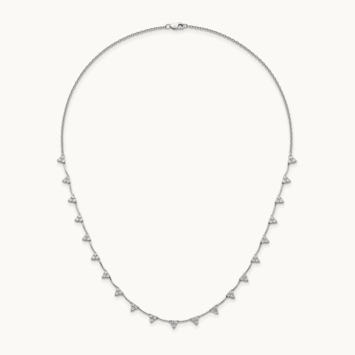 Fashion Tennis Necklace, 2.00 ct tw Lab-Grown Diamond