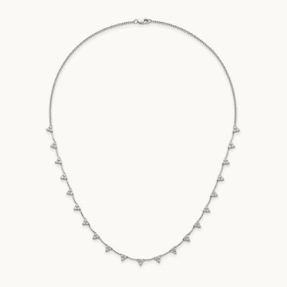 Fashion Tennis Necklace, 2.00 ct tw Lab-Grown Diamond