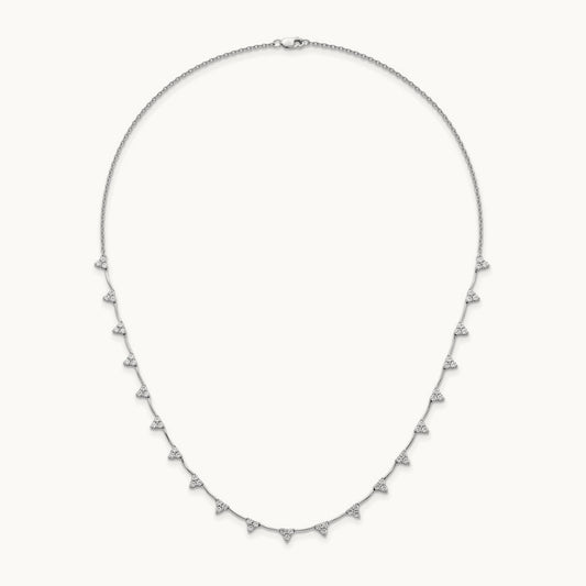 Fashion Tennis Necklace, 2.00 ct tw Lab-Grown Diamond