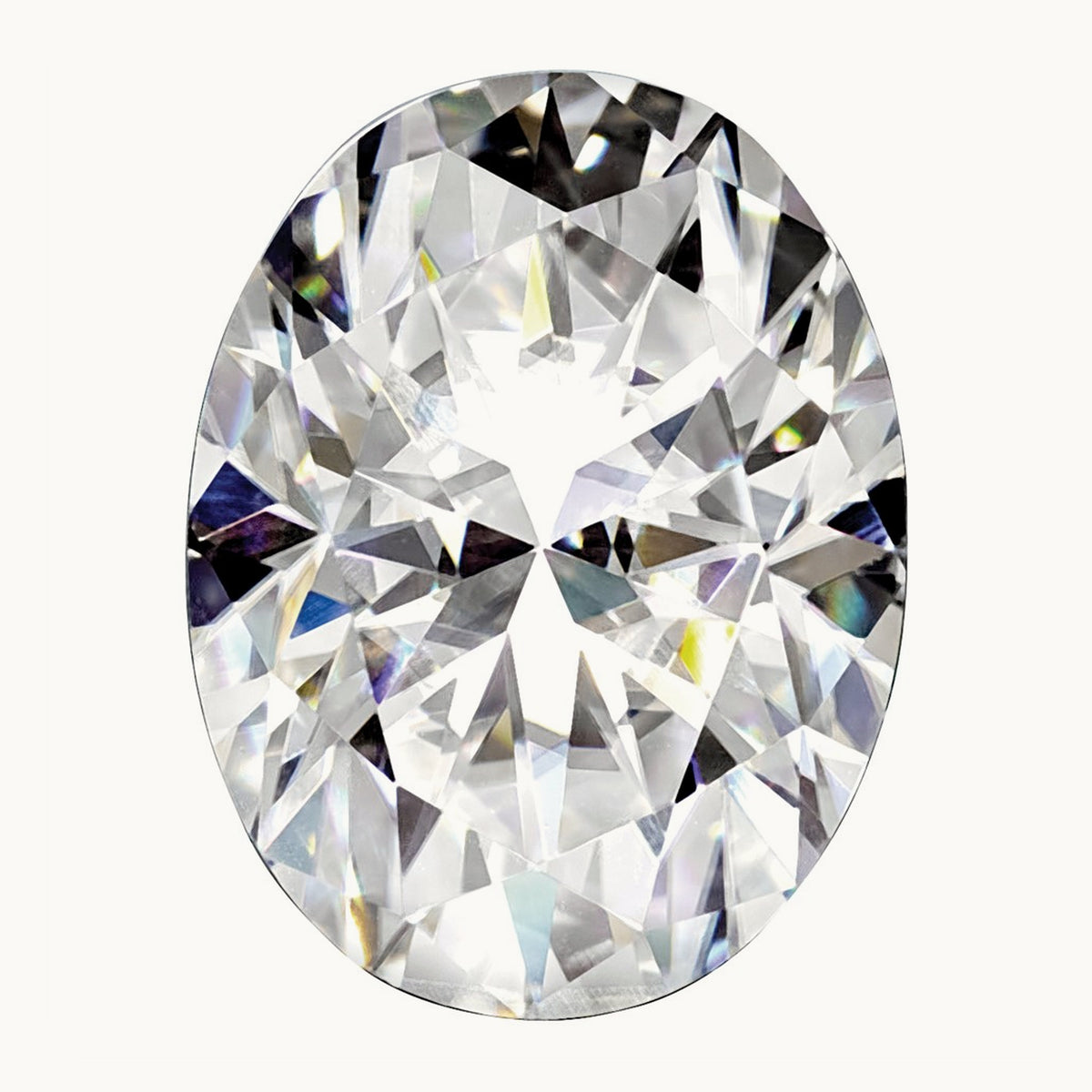 Moissanite True Light G-H-I Color 11x9mm Oval