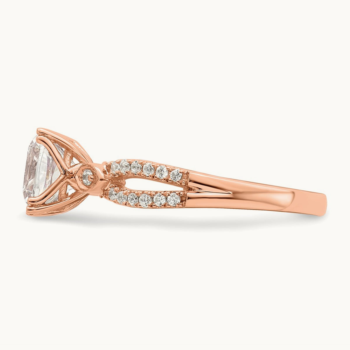 Cushion Semi-Mount Engagement Ring — 1 1/2 ct, 7