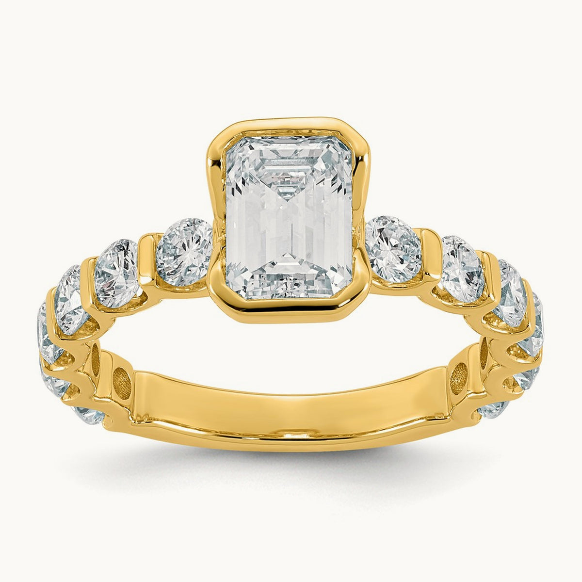 Emerald-cut Center Ring, 2.75 ct tw Lab-Grown Diamond
