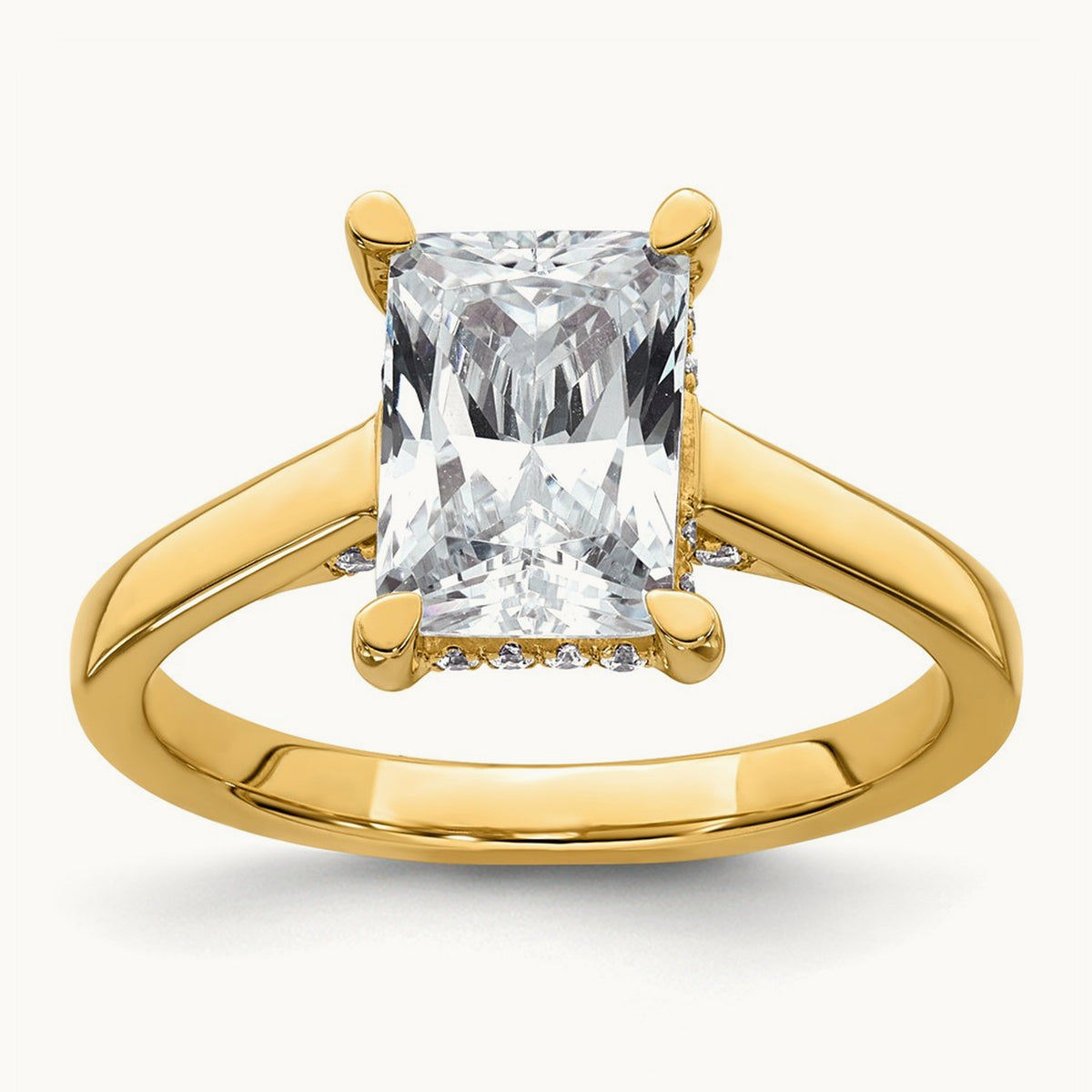 Radiant Ring, 2.25 ct tw Lab-Grown Diamond