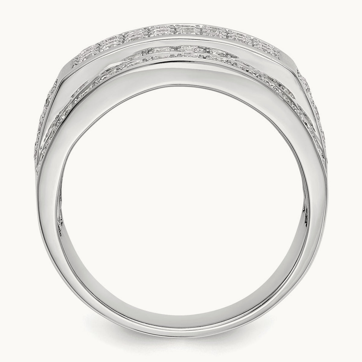 2 ct. Round Diamond Ring Mounting, 14K White Gold
