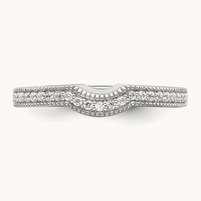 Matching Wedding Band, 0.15 ct tw