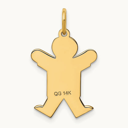 Kid Charm — 14K Yellow Gold