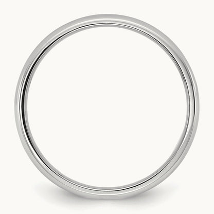 Lightweight Comfort Fit Band, 2.5mm, 10K White Gold