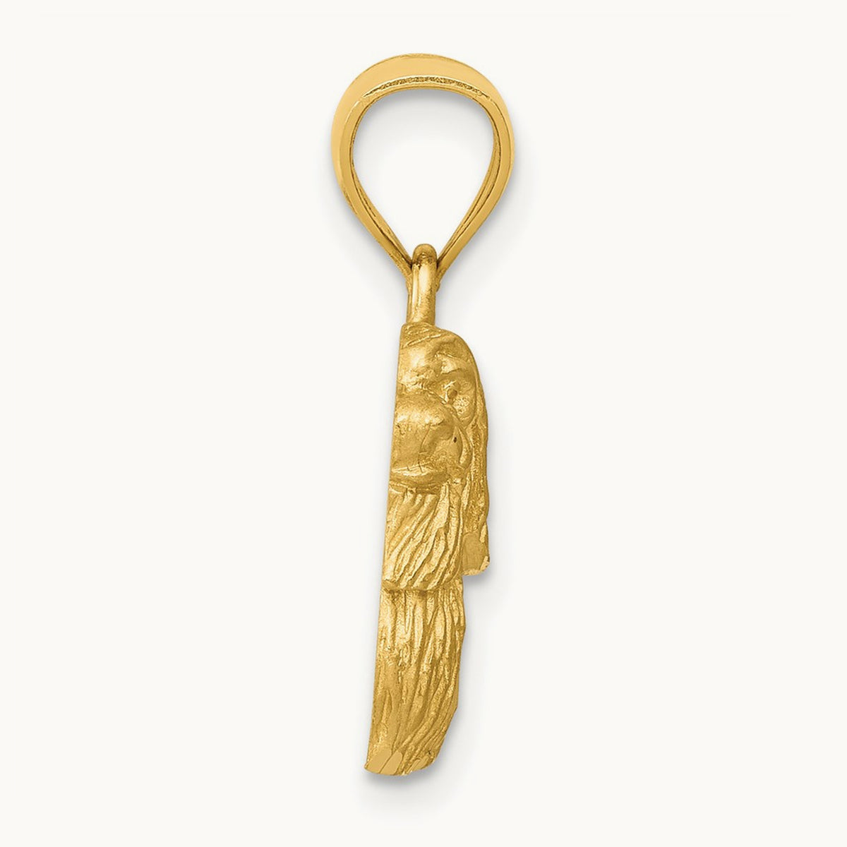 Diamond-cut Shih Tzu Pendant — 19mm