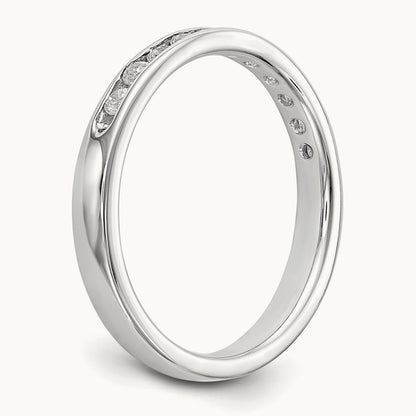 11- Stone Ladies Band Mounting, 1.9mm, 14K White Gold