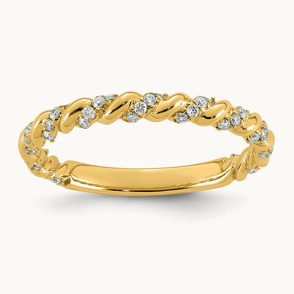 Wedding Band, 0.25 ct tw Lab-Grown Diamond