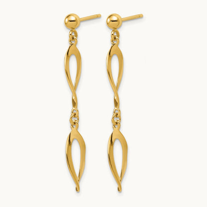 Polished Fancy Dangle Post Earrings — Leslie's — photo set