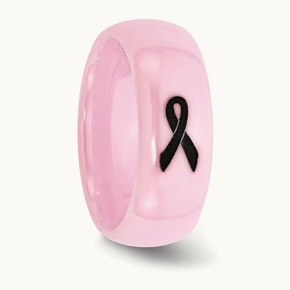 Laser Accented Ribbon Polished Band — photo set (3)