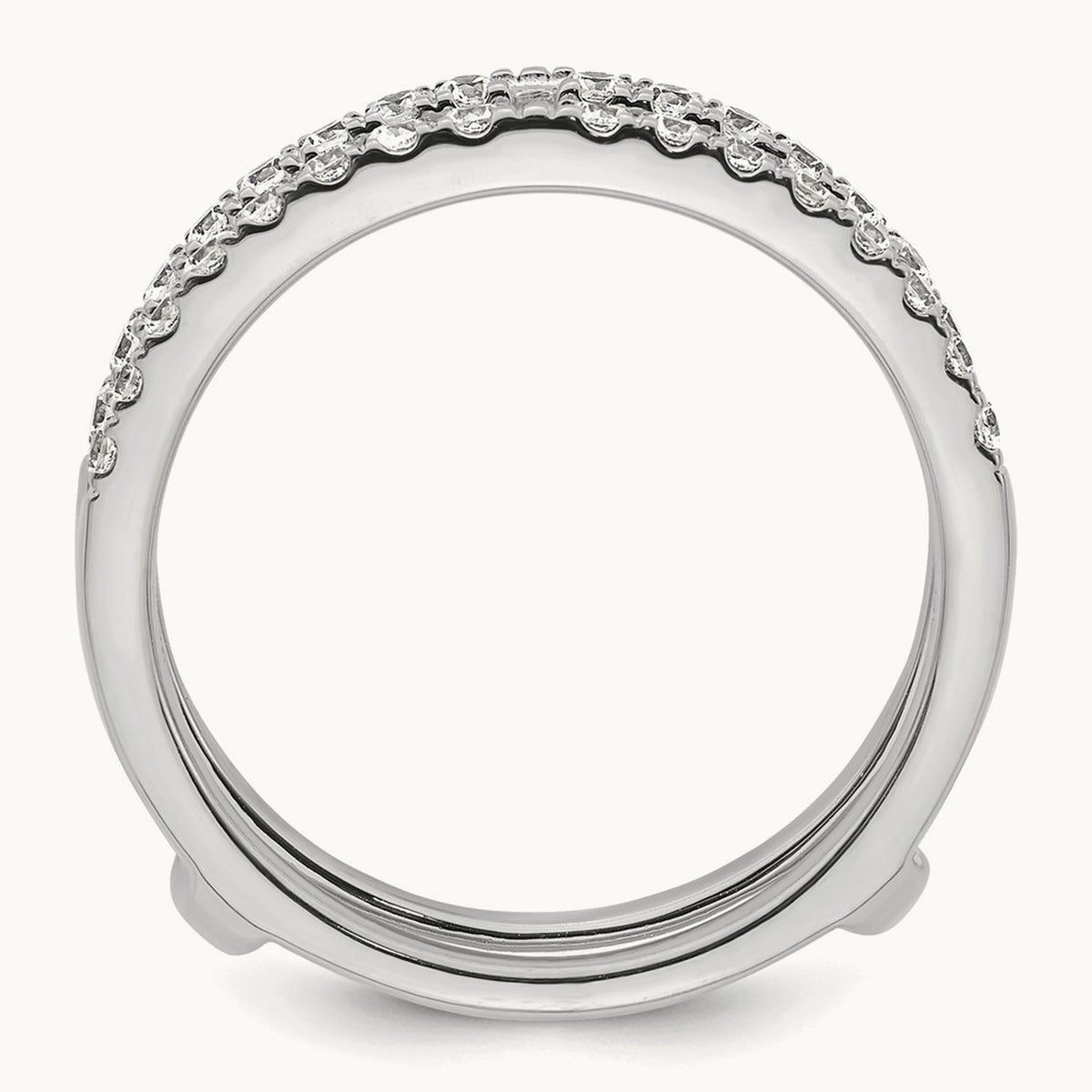 Ring Guard, 0.50 ct tw Lab-Grown Diamond — 14K White Gold