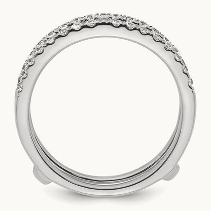 Ring Guard, 0.50 ct tw Lab-Grown Diamond — 14K White Gold