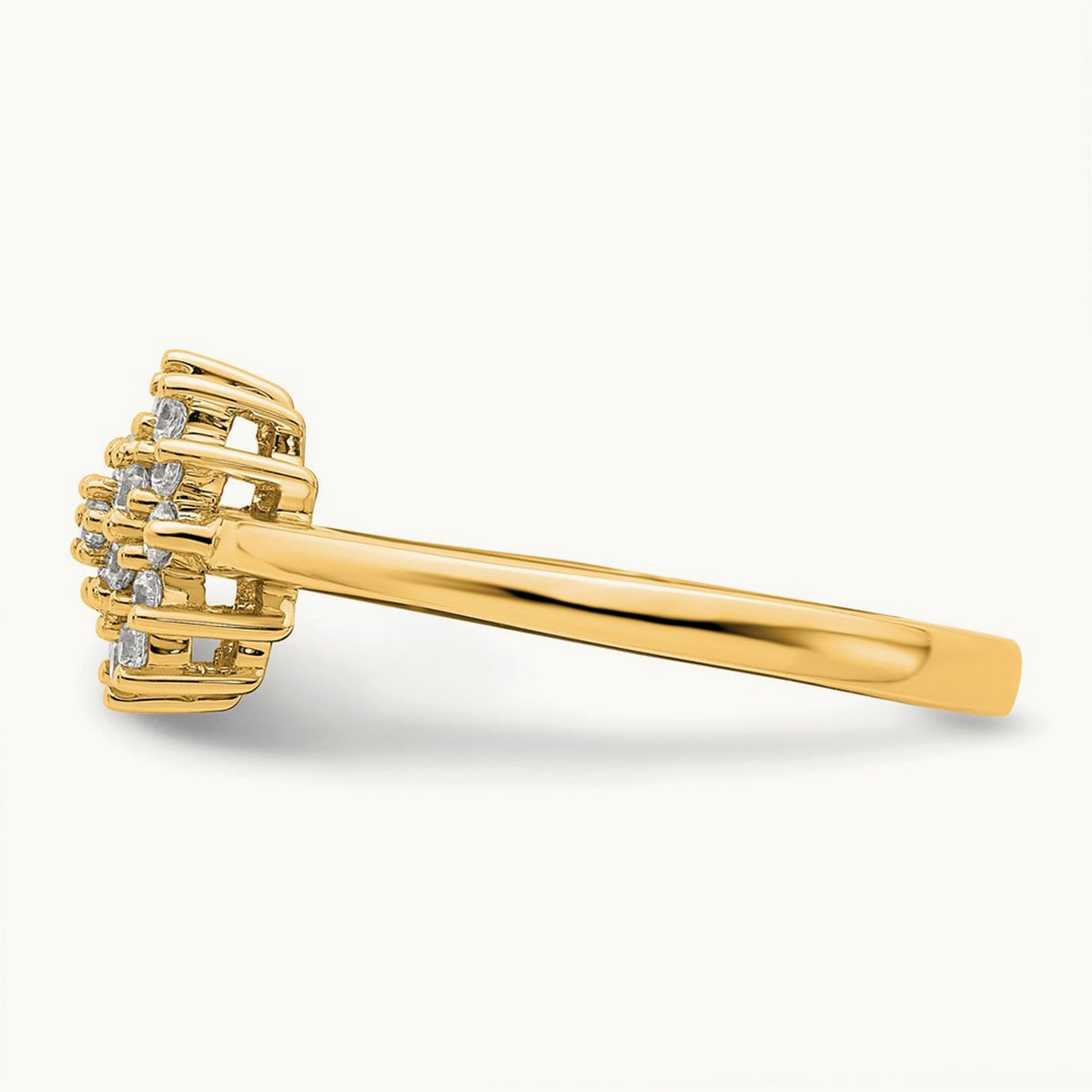 Cluster Ring — 14K Yellow Gold, 7