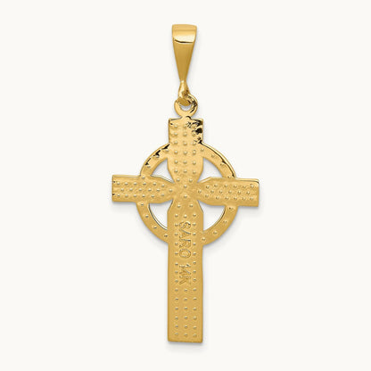 Celtic Cross Pendant, 14K