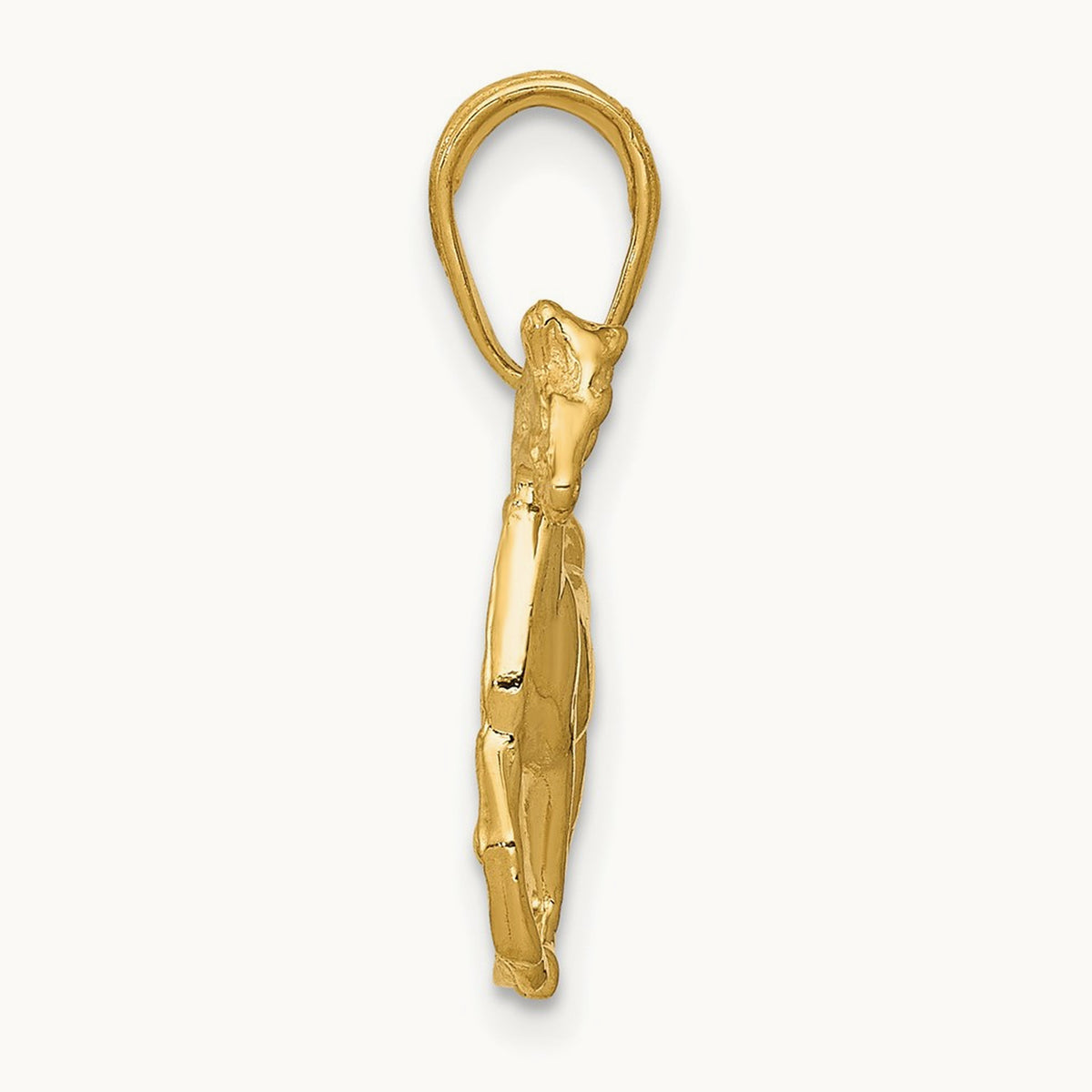 Standing Horse Pendant, 14K