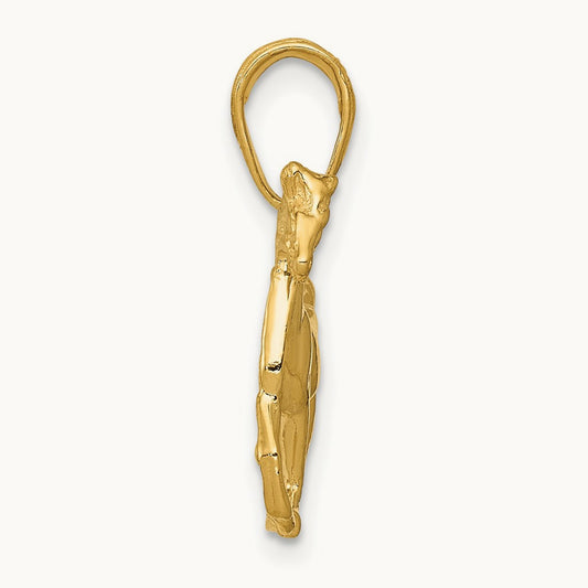 Standing Horse Pendant, 14K