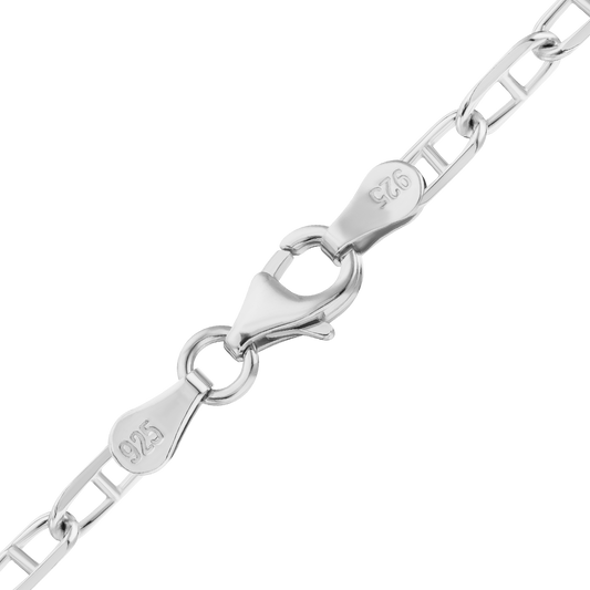 Anchor Anklet in sterling silver