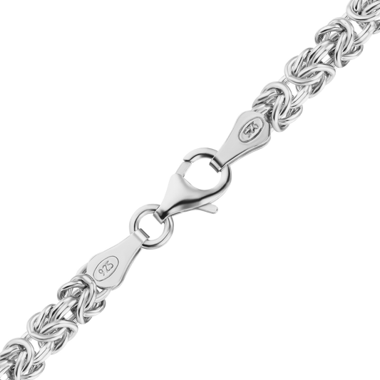 Classic Byzantine Handmade Necklace in sterling silver