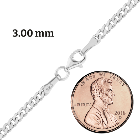 Medium Flat Curb Anklet