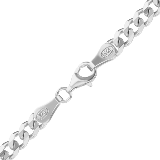 Classic Curb Necklace, Sterling Silver
