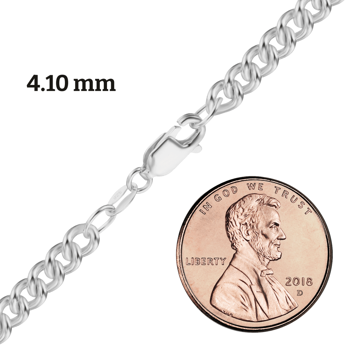 Medium Round Curb Anklet