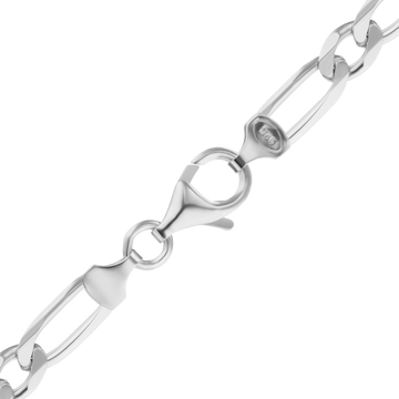 Single Figaro Anklet in sterling silver