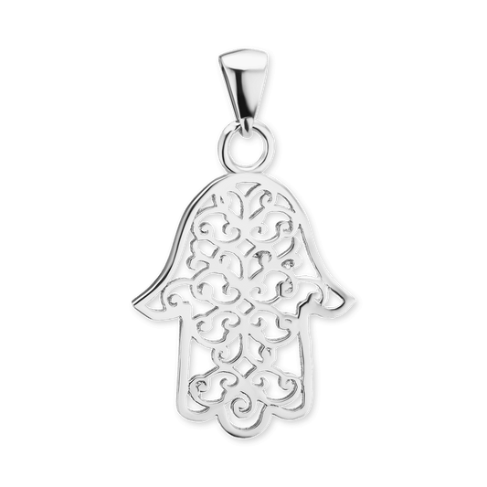 Hamsa Filigree Pendant