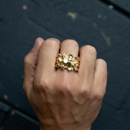 Gold Nugget Ring